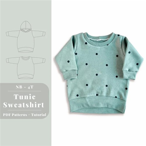 Tunic Sweatshirt PDF Clothing Pattern