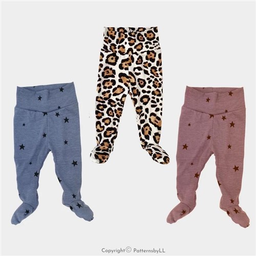 Footie Pants & Hats PDF Clothing Pattern
