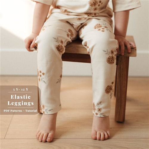 Kids Elastic Leggings