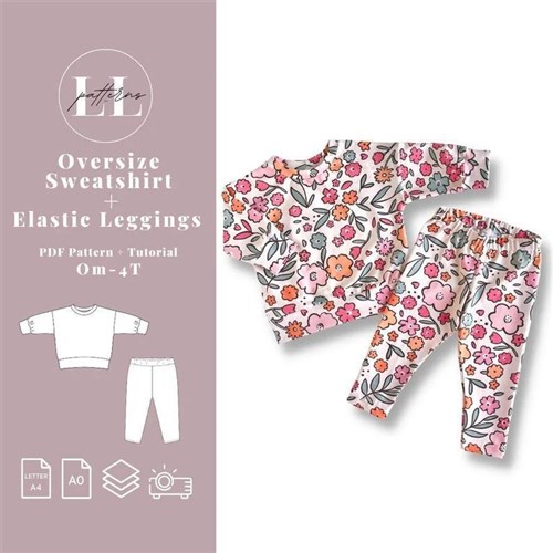 Kids Boxy tee & Elastic Legging