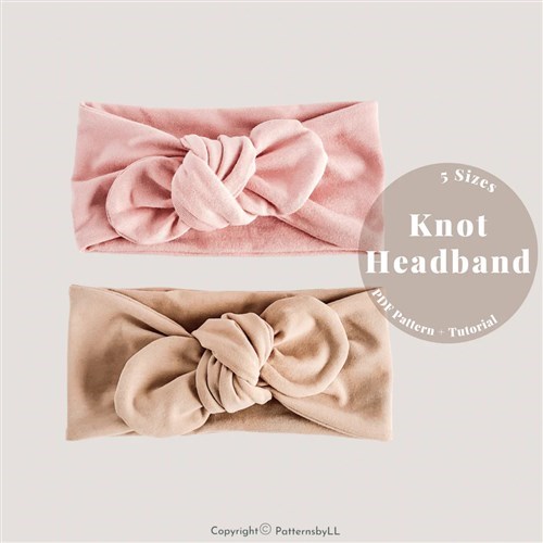 Round Knot Headband PDF Pattern Round Knot Headband PDF Pattern