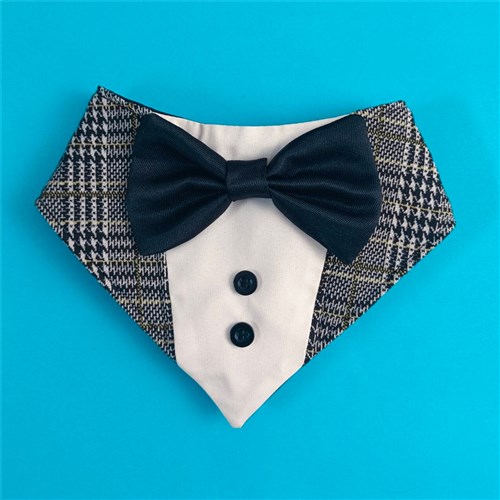 Tuxedo Dog Bandana PDF Pattern
