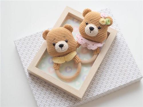 Crochet Bear RattleTeether PDF Sewing Pattern