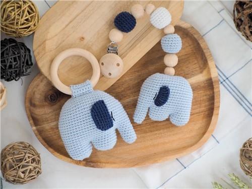 Crochet Elephant rattleteether PDF Sewing Pattern Crochet Elephant rattleteether PDF Sewing Pattern