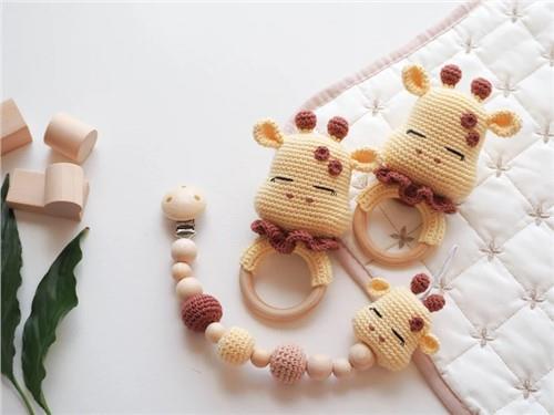 Crochet Giraffe rattleteether PDF Sewing Pattern Crochet Giraffe rattleteether PDF Sewing Pattern
