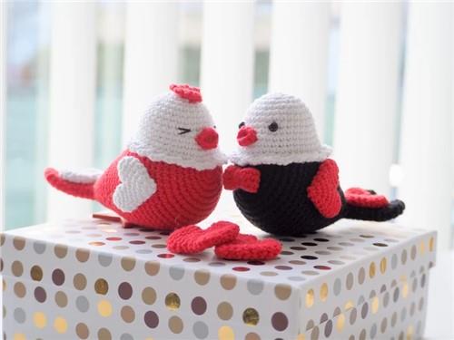 Crochet Valentine Birds PDF Sewing Pattern Crochet Valentine Birds PDF Sewing Pattern