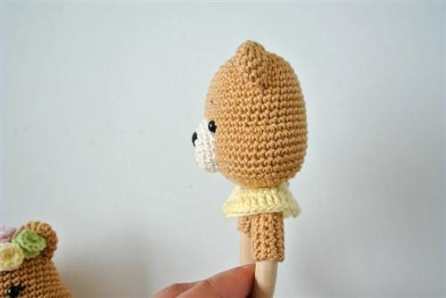 Crochet Bear RattleTeether PDF Sewing Pattern