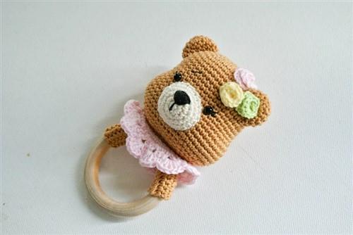Crochet Bear RattleTeether PDF Sewing Pattern
