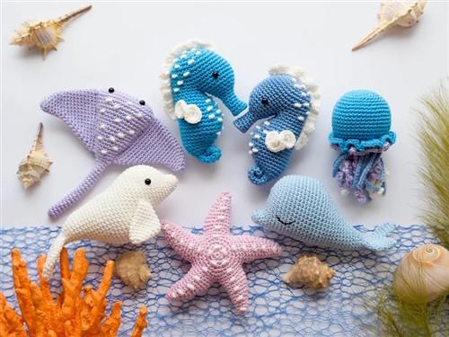 Crochet Sea Animals PDF Sewing Pattern