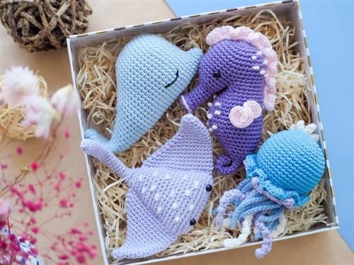 Crochet Sea Animals PDF Sewing Pattern