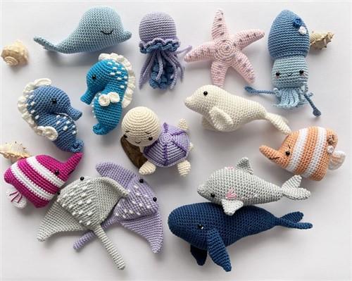 Crochet Sea Animals PDF Sewing Pattern