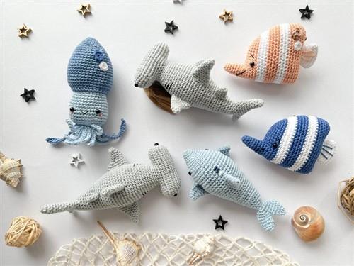 Crochet Sea Animals PDF Sewing Pattern