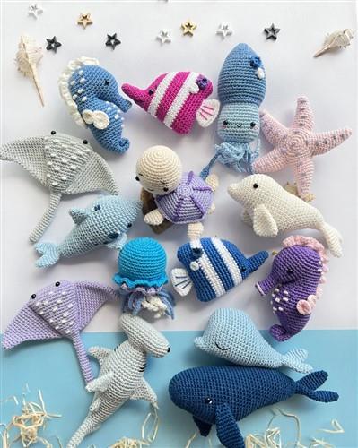 Crochet Sea Animals PDF Sewing Pattern