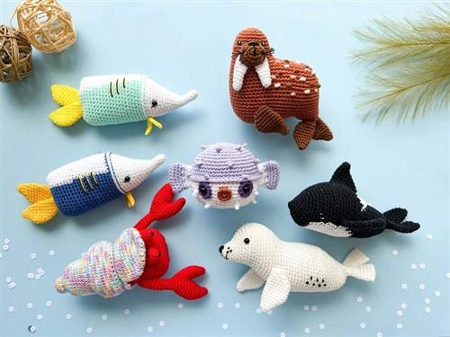 Crochet Sea Animals PDF Sewing Pattern