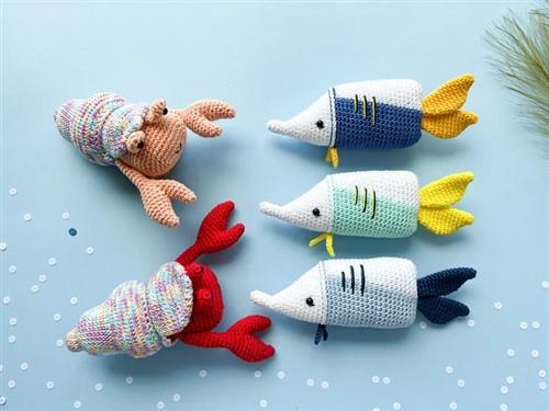 Crochet Sea Animals PDF Sewing Pattern