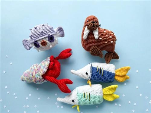 Crochet Sea Animals PDF Sewing Pattern
