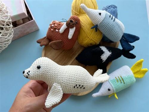 Crochet Sea Animals PDF Sewing Pattern