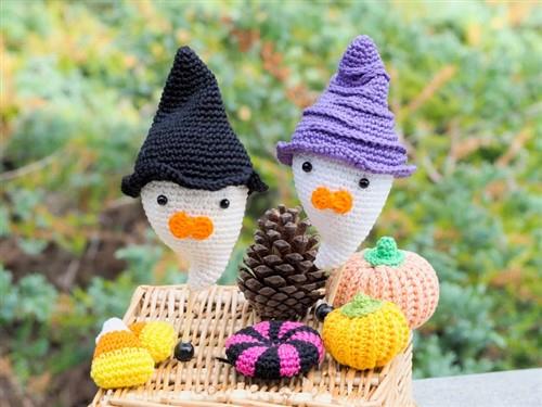 Crochet Halloween Wreath PDF Sewing Pattern