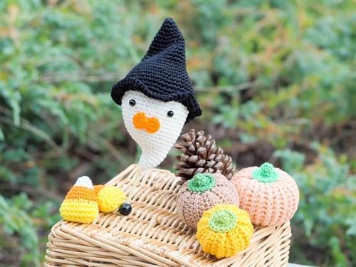 Crochet Halloween Wreath PDF Sewing Pattern