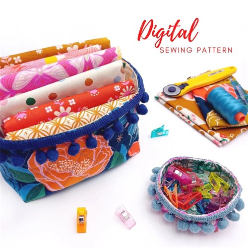 Bits and Bobs Basket PDF Digital Pattern Bits and Bobs Basket PDF Digital Pattern