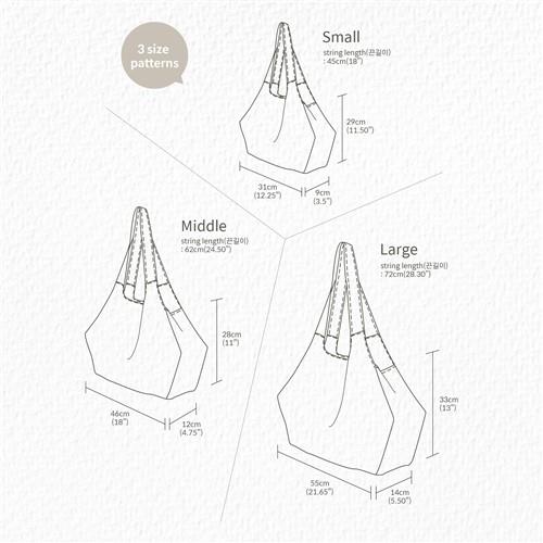 Pentagonal Shoulder Bag Sewing Pattern 3sizes, Hand Bag Easy Sewing Pattern, Tote Bag Pattern. Daily Bag Patter. Beginner Sewing pattern