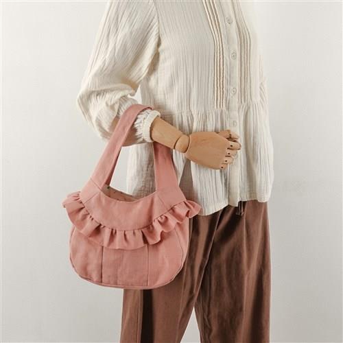 Frill Hobo Bag sewing Pattern, Frill Shoulder Bag pattern, Frill Tote Bag pattern, 3 sizes, Cute Bag sewing Pattern, Beginner Sewing