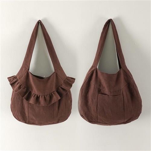 Frill Hobo Bag sewing Pattern, Frill Shoulder Bag pattern, Frill Tote Bag pattern, 3 sizes, Cute Bag sewing Pattern, Beginner Sewing