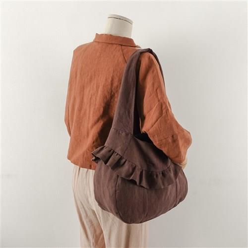 Frill Hobo Bag sewing Pattern, Frill Shoulder Bag pattern, Frill Tote Bag pattern, 3 sizes, Cute Bag sewing Pattern, Beginner Sewing