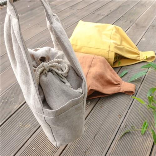 Bucket Bag Sewing Pattern, Drawstring Bag Sewing Pattern, Project Bucket bag PDF Pattern, Drawstring Pouch, 3Sizes, Instant Download