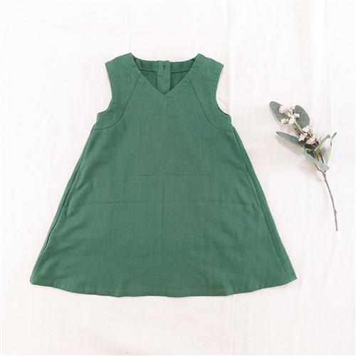 Easy Girl Pattern, A Line Tank Top Dress Pattern For Girl, Sleeveless Dress PDF Sewing Pattern For Girl, Baby Kid Girls Dress PDF Pattern