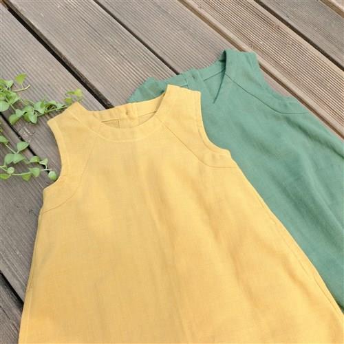 Easy Girl Pattern, A Line Tank Top Dress Pattern For Girl, Sleeveless Dress PDF Sewing Pattern For Girl, Baby Kid Girls Dress PDF Pattern