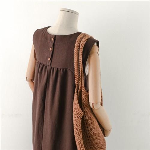 Easy Pattern, A Line Sleeveless Dress PDF Sewing Pattern for Women, Tank Top Dress Pattern, Long Dress Pattern, V-Neck Dress, Pockets