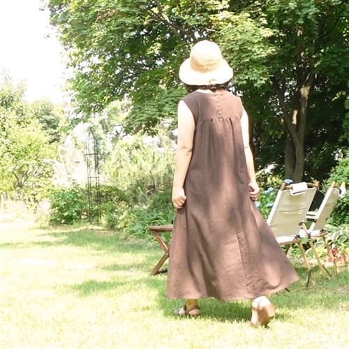 Easy Pattern, A Line Sleeveless Dress PDF Sewing Pattern for Women, Tank Top Dress Pattern, Long Dress Pattern, V-Neck Dress, Pockets