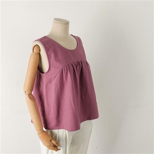 Easy Pattern,  Crop Tank Top Sewing Pattern for Women, Round Neck Sleeveless Shirt PDF Sewing Pattern, Crop Top Pattern, Beginner Sewing