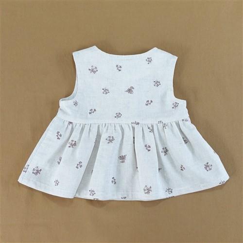 Sleeveless Double Button Dress PDF Sewing Pattern