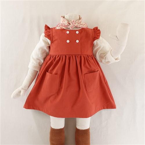 Sleeveless Double Button Dress PDF Sewing Pattern