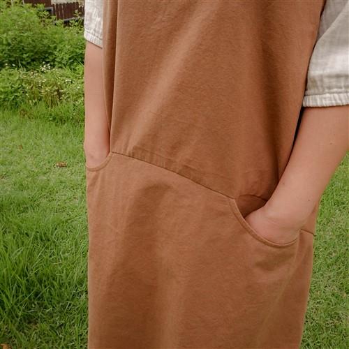 A Line Overall Jumper Dress For Women PDF Sewing Pattern