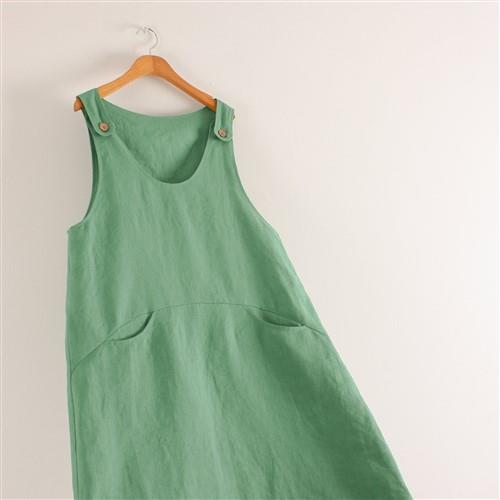 A Line Overall Jumper Dress For Women PDF Sewing Pattern