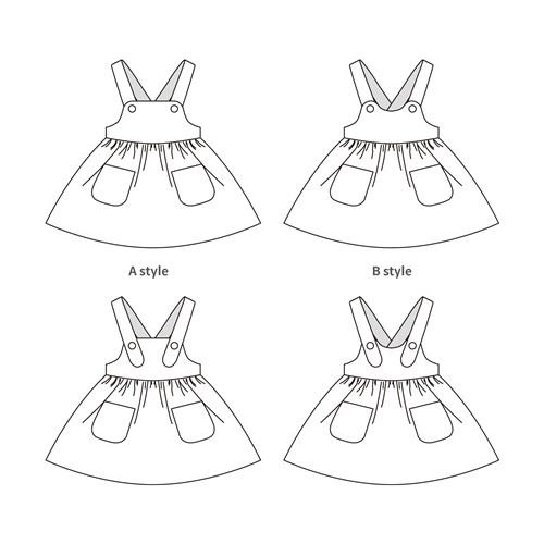 Pinafore Dress PDF Sewing Pattern