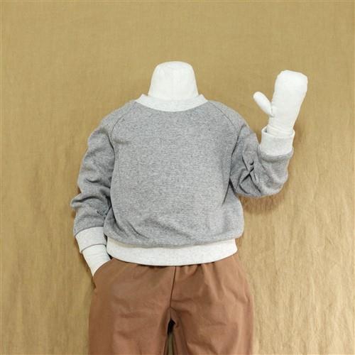 Kid Raglan Sleeve Oversized T-Shirt PDF Sewing Pattern