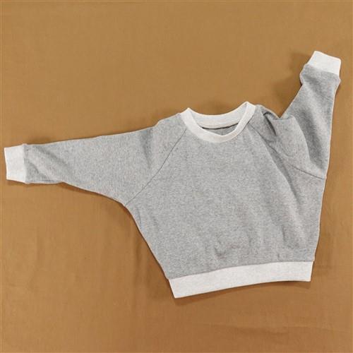 Kid Raglan Sleeve Oversized T-Shirt PDF Sewing Pattern