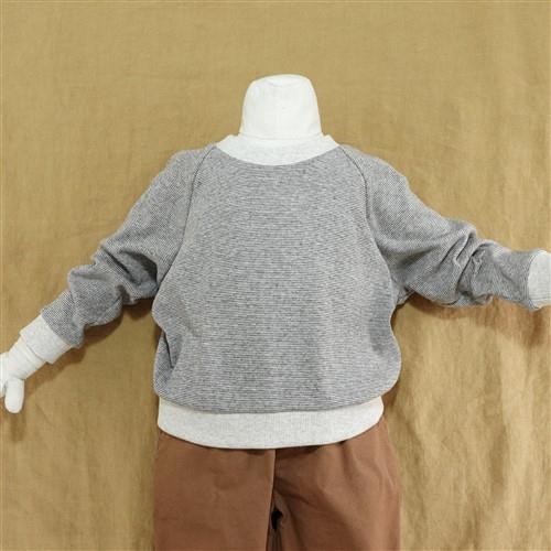 Kid Raglan Sleeve Oversized T-Shirt PDF Sewing Pattern