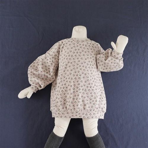 Baby Drop Shoulder Puff Sleeve Top Oversized T-Shirts Knit PDF Sewing Pattern