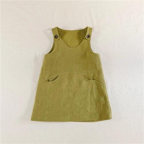 A Line Overall Jumper Dress Sewing Pattern