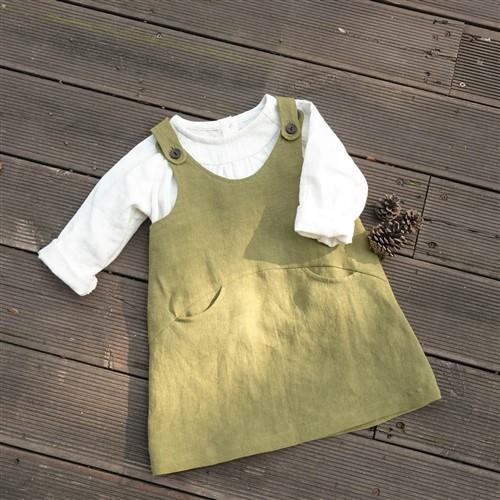 A Line Overall Jumper Dress Sewing Pattern