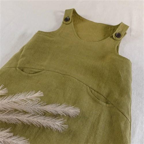 A Line Overall Jumper Dress Sewing Pattern