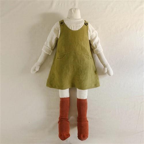 A Line Overall Jumper Dress Sewing Pattern