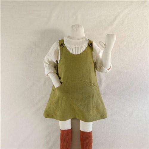 A Line Overall Jumper Dress Sewing Pattern