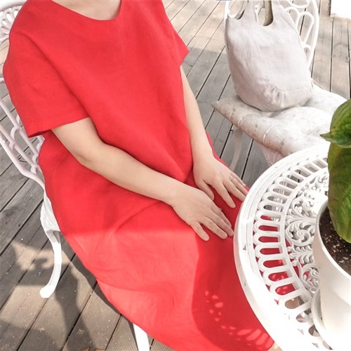 Drop Shoulder Dress PDF Sewing Pattern for Women