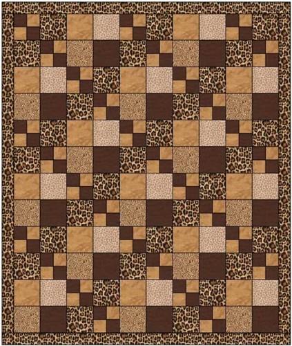 Animal Print Quilt PDF Sewing Pattern